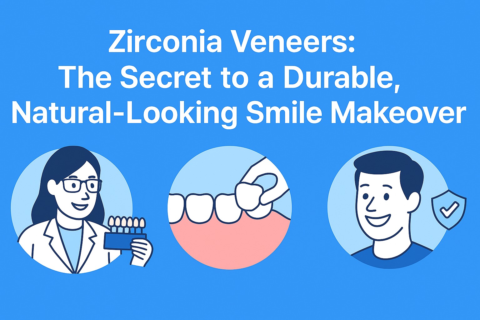 Zirconia Veneers Smile Makeover